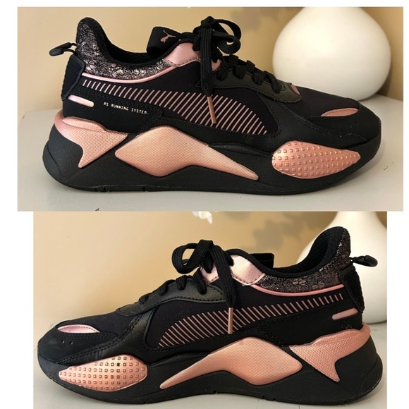 PUMA RS-X Running Shoes Black/Rose Women’s Size 8.5 - Picture 7 of 15
